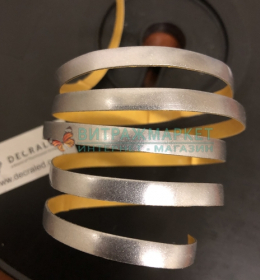 Свинцовая лента Decra Led Titanium 6 мм/50 м (серебро с блестками)